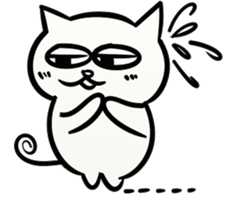 LAZY KITTEN (ENGLISH VERSION) sticker #10618537