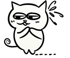 LAZY KITTEN (ENGLISH VERSION) sticker #10618537