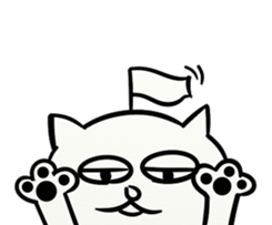 LAZY KITTEN (ENGLISH VERSION) sticker #10618538