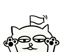 LAZY KITTEN (ENGLISH VERSION) sticker #10618538