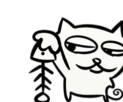 LAZY KITTEN (ENGLISH VERSION) sticker #10618539