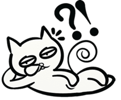 LAZY KITTEN (ENGLISH VERSION) sticker #10618540