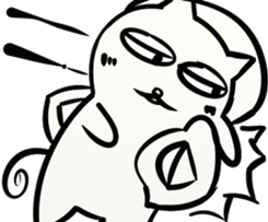 LAZY KITTEN (ENGLISH VERSION) sticker #10618541