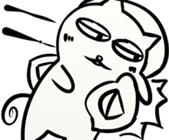 LAZY KITTEN (ENGLISH VERSION) sticker #10618541