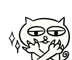 LAZY KITTEN (ENGLISH VERSION) sticker #10618542