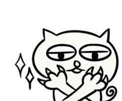 LAZY KITTEN (ENGLISH VERSION) sticker #10618542