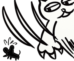 LAZY KITTEN (ENGLISH VERSION) sticker #10618543