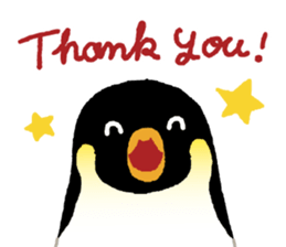 Parent-child penguin sticker #10618625