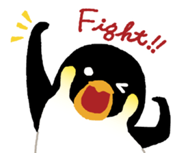 Parent-child penguin sticker #10618626