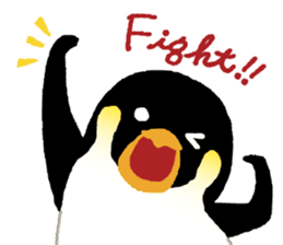 Parent-child penguin sticker #10618626