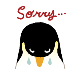 Parent-child penguin sticker #10618627