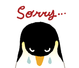 Parent-child penguin sticker #10618627