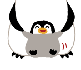 Parent-child penguin sticker #10618629