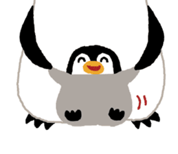 Parent-child penguin sticker #10618629