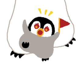 Parent-child penguin sticker #10618630