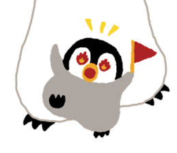 Parent-child penguin sticker #10618630