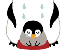 Parent-child penguin sticker #10618631