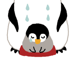 Parent-child penguin sticker #10618631