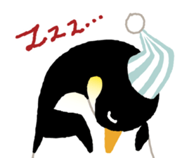 Parent-child penguin sticker #10618634