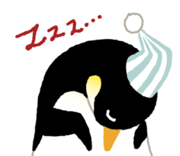Parent-child penguin sticker #10618634