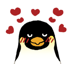 Parent-child penguin sticker #10618635