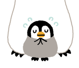 Parent-child penguin sticker #10618636