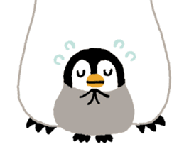 Parent-child penguin sticker #10618636