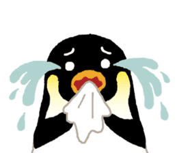 Parent-child penguin sticker #10618641