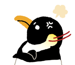 Parent-child penguin sticker #10618642