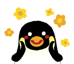 Parent-child penguin sticker #10618643