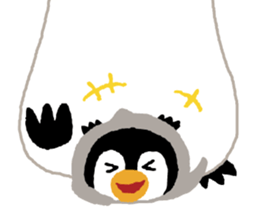 Parent-child penguin sticker #10618644