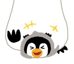 Parent-child penguin sticker #10618644