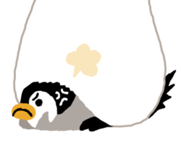 Parent-child penguin sticker #10618646