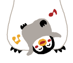Parent-child penguin sticker #10618647