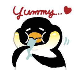 Parent-child penguin sticker #10618649