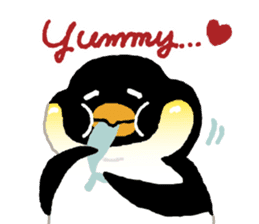 Parent-child penguin sticker #10618649