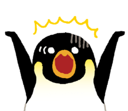 Parent-child penguin sticker #10618650