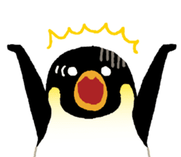 Parent-child penguin sticker #10618650