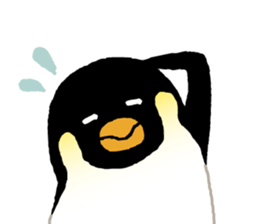 Parent-child penguin sticker #10618651