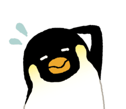 Parent-child penguin sticker #10618651