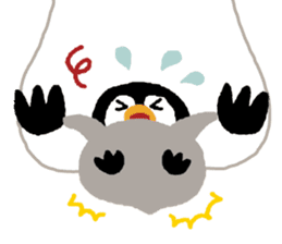 Parent-child penguin sticker #10618654