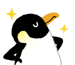 Parent-child penguin sticker #10618656