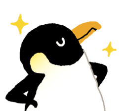 Parent-child penguin sticker #10618656