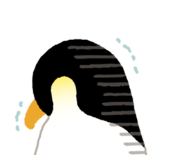 Parent-child penguin sticker #10618657
