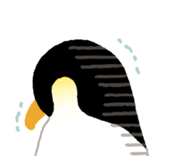 Parent-child penguin sticker #10618657