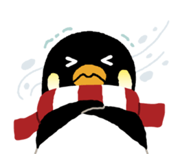 Parent-child penguin sticker #10618659