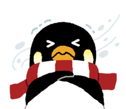 Parent-child penguin sticker #10618659