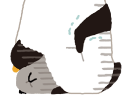 Parent-child penguin sticker #10618661