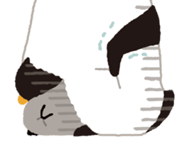 Parent-child penguin sticker #10618661