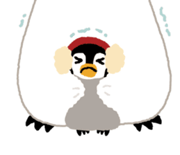 Parent-child penguin sticker #10618663